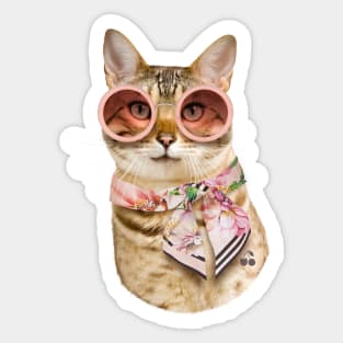 Lady Cat Sticker